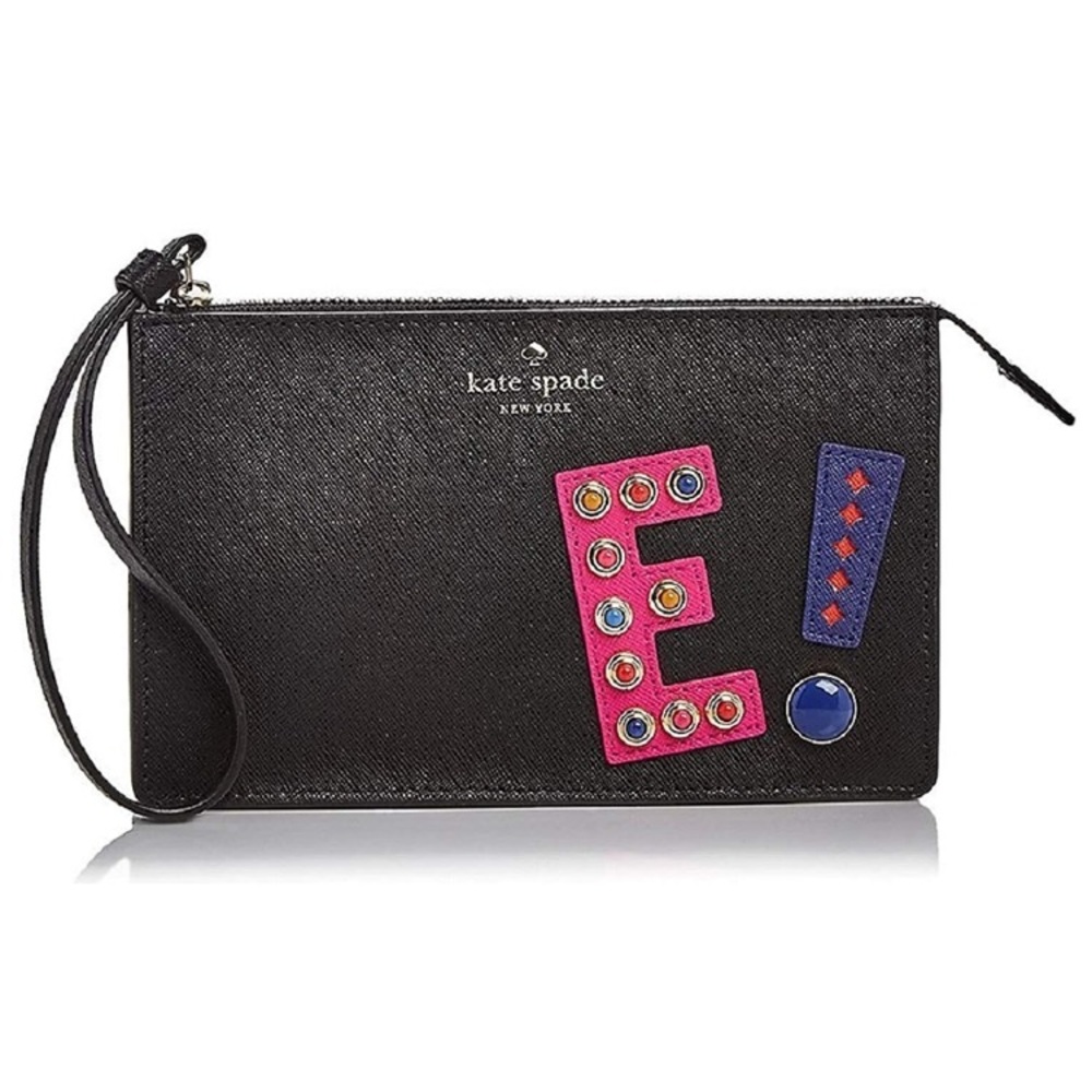 ••Kate SpadeHartley Lane Leila Initial Wristlet